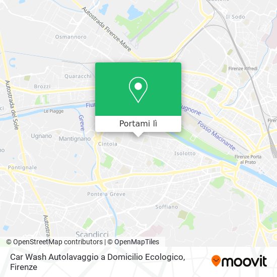 Mappa Car Wash Autolavaggio a Domicilio Ecologico