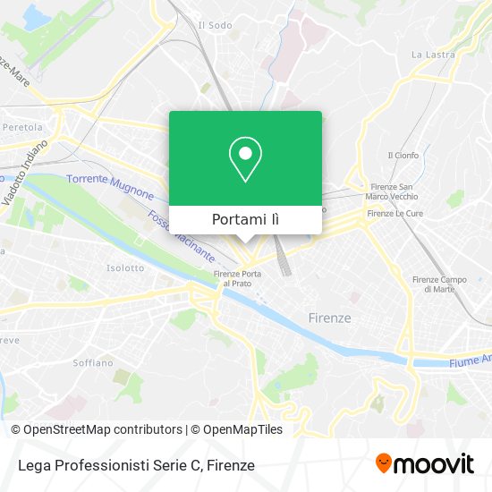 Mappa Lega Professionisti Serie C