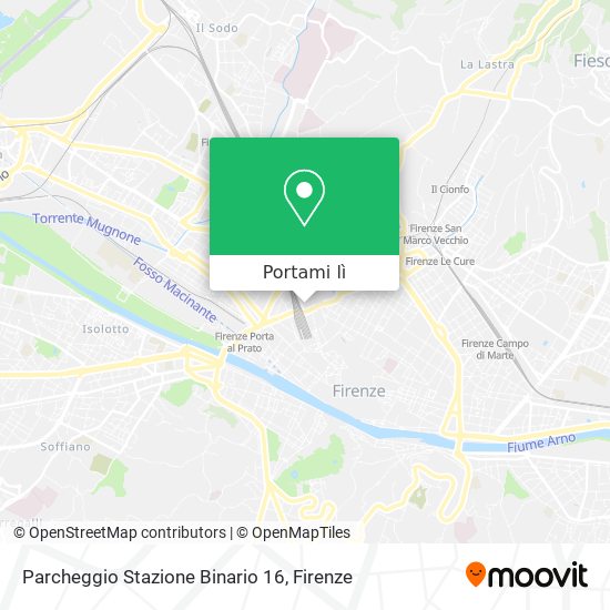 Mappa Parcheggio Stazione Binario 16