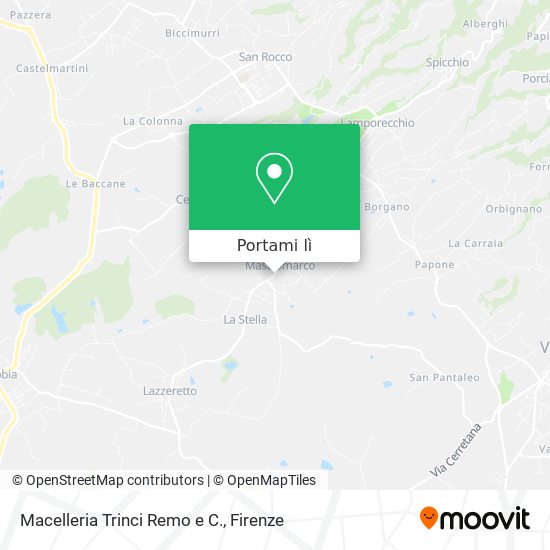 Mappa Macelleria Trinci Remo e C.