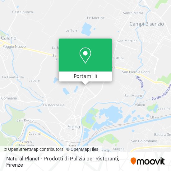 Mappa Natural Planet - Prodotti di Pulizia per Ristoranti