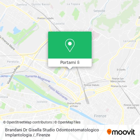 Mappa Brandani Dr Gisella Studio Odontostomatologico Implantologia /