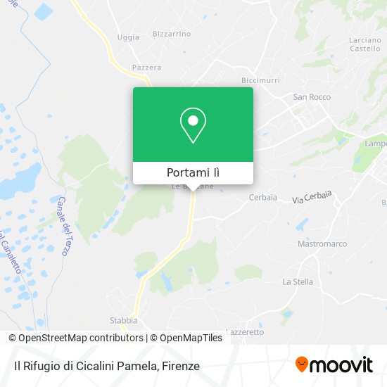 Mappa Il Rifugio di Cicalini Pamela