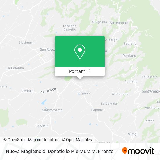 Mappa Nuova Magi Snc di Donatiello P. e Mura V.