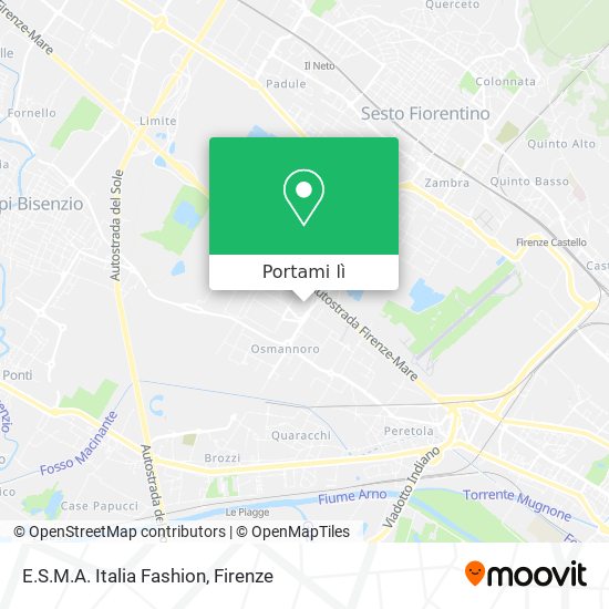 Mappa E.S.M.A. Italia Fashion