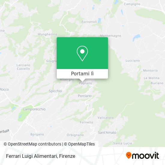 Mappa Ferrari Luigi Alimentari