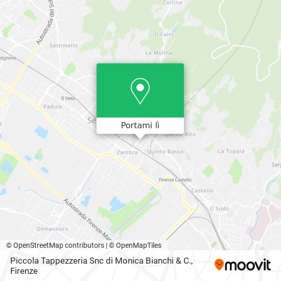 Mappa Piccola Tappezzeria Snc di Monica Bianchi & C.
