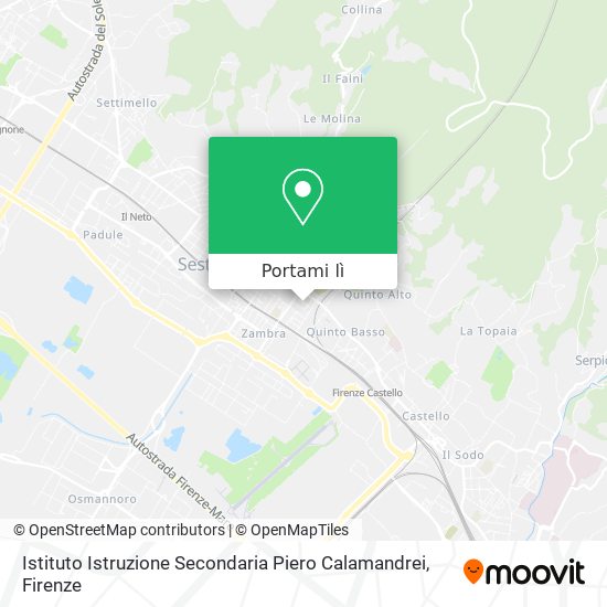 Mappa Istituto Istruzione Secondaria Piero Calamandrei