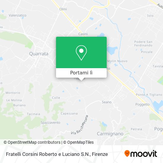 Mappa Fratelli Corsini Roberto e Luciano S.N.