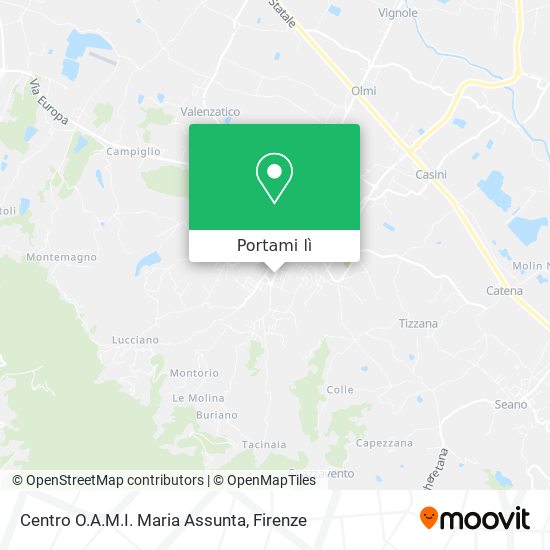 Mappa Centro O.A.M.I. Maria Assunta