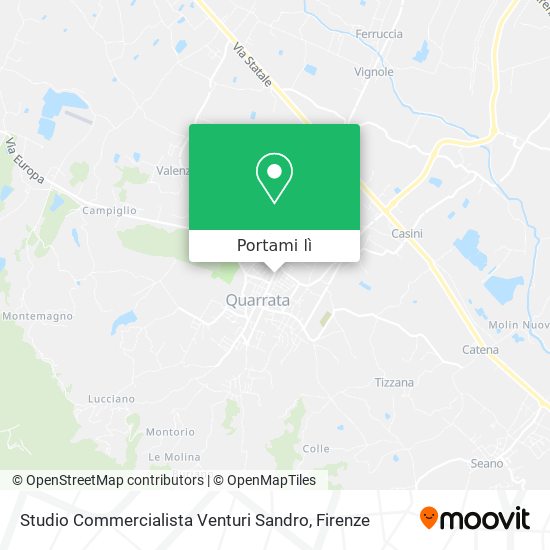 Mappa Studio Commercialista Venturi Sandro