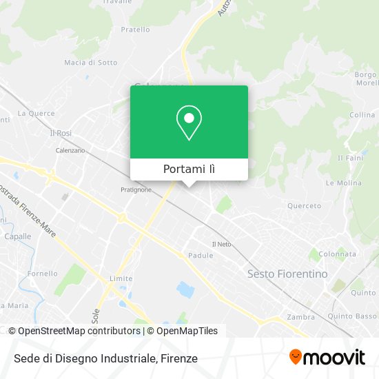 Mappa Sede di Disegno Industriale