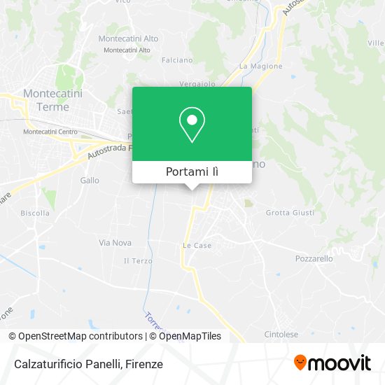 Mappa Calzaturificio Panelli