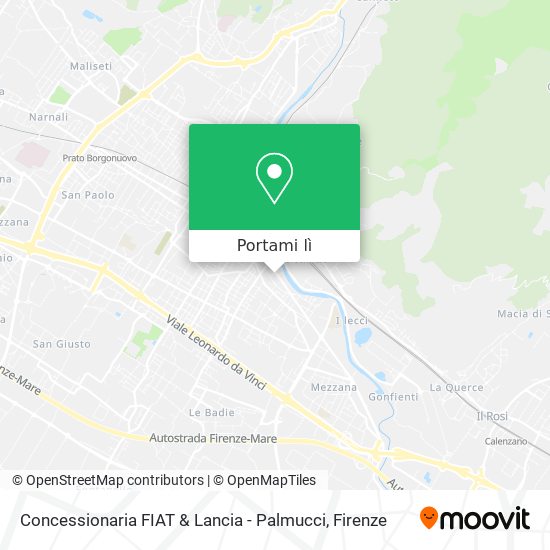 Mappa Concessionaria FIAT & Lancia - Palmucci