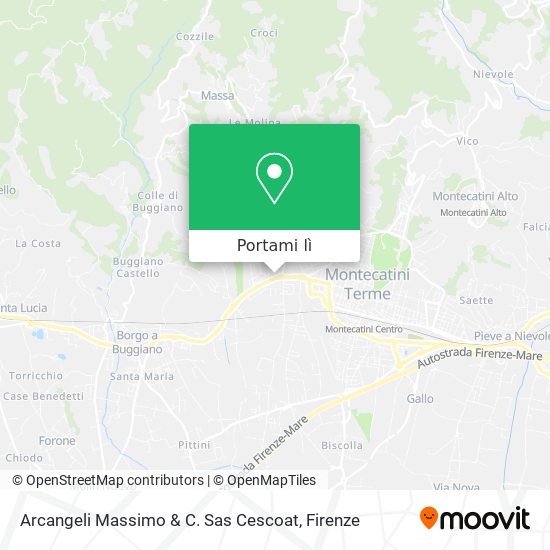 Mappa Arcangeli Massimo & C. Sas Cescoat