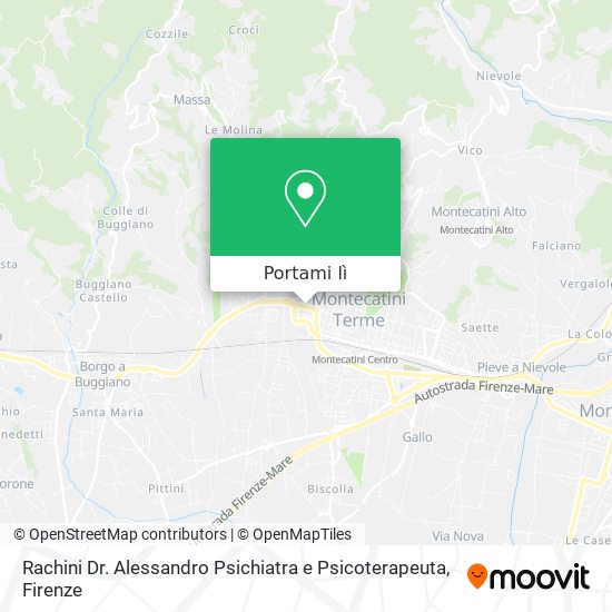 Mappa Rachini Dr. Alessandro Psichiatra e Psicoterapeuta