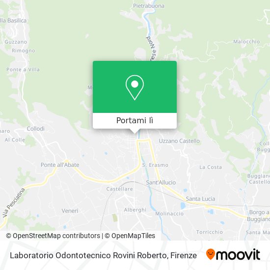 Mappa Laboratorio Odontotecnico Rovini Roberto