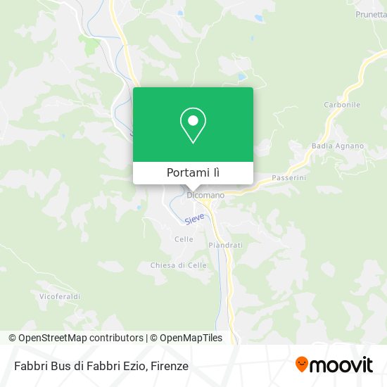 Mappa Fabbri Bus di Fabbri Ezio