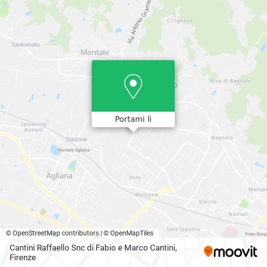 Mappa Cantini Raffaello Snc di Fabio e Marco Cantini