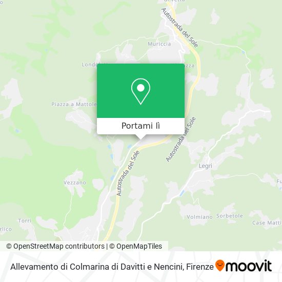 Mappa Allevamento di Colmarina di Davitti e Nencini