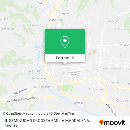 Mappa IL SEMINUOVO DI COSTA EMILIA MADDALENA