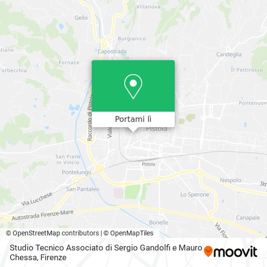 Mappa Studio Tecnico Associato di Sergio Gandolfi e Mauro Chessa