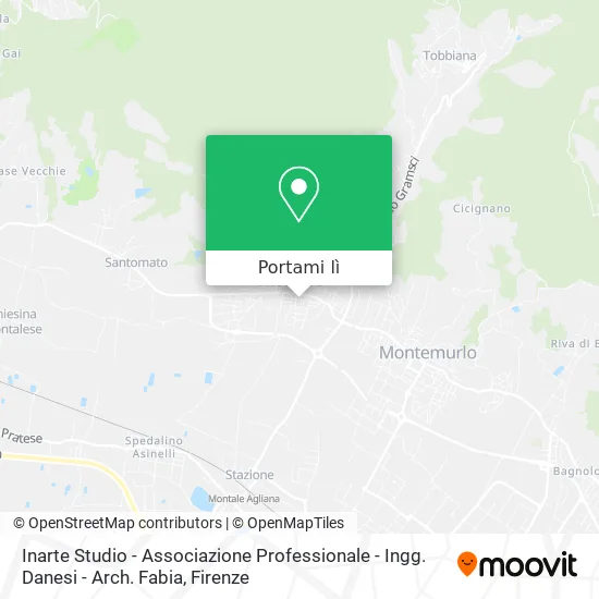 Mappa Inarte Studio - Associazione Professionale - Ingg. Danesi - Arch. Fabia
