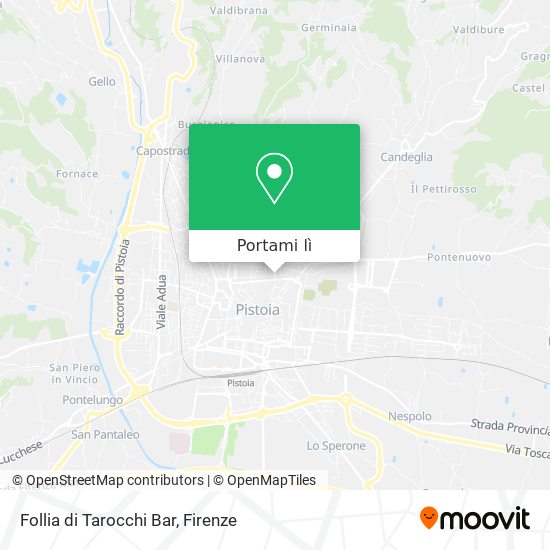 Mappa Follia di Tarocchi Bar