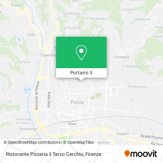 Mappa Ristorante Pizzeria il Terzo Cerchio