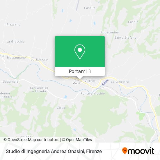 Mappa Studio di Ingegneria Andrea Onasini