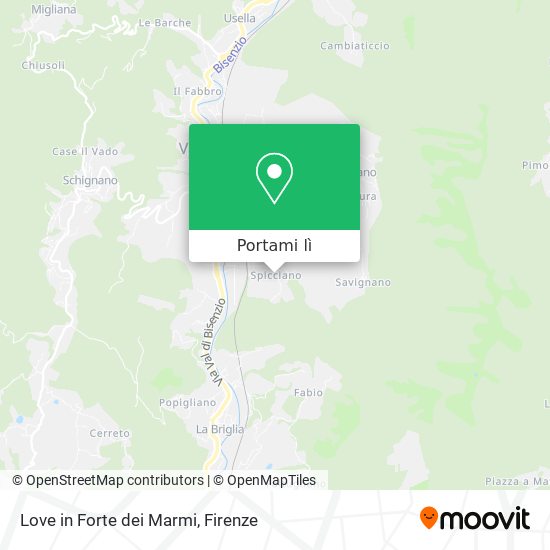 Mappa Love in Forte dei Marmi