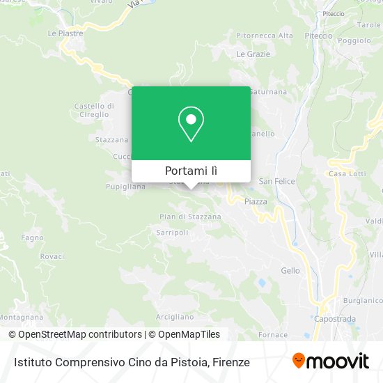Mappa Istituto Comprensivo Cino da Pistoia