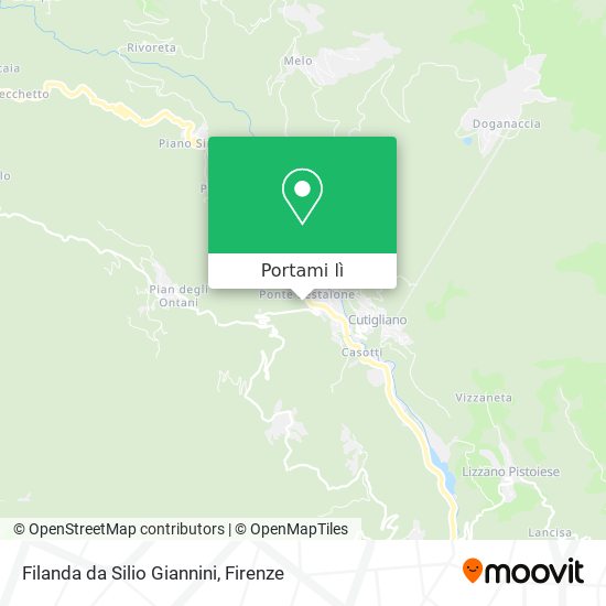 Mappa Filanda da Silio Giannini