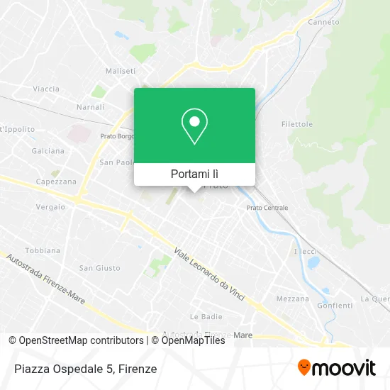 Mappa Piazza Ospedale 5
