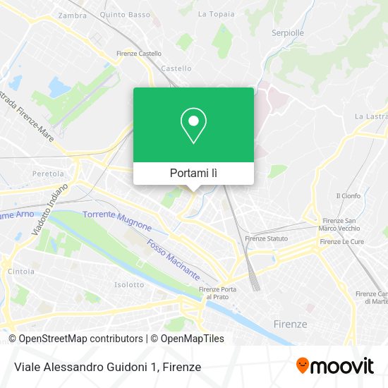 Mappa Viale Alessandro Guidoni 1