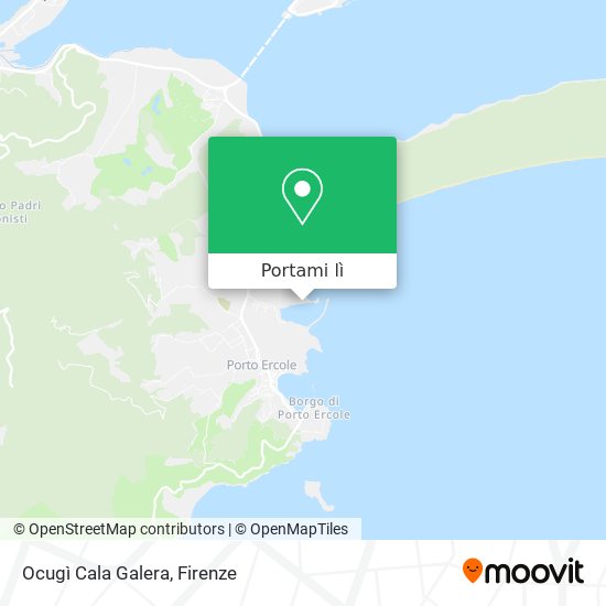 Mappa Ocugì Cala Galera