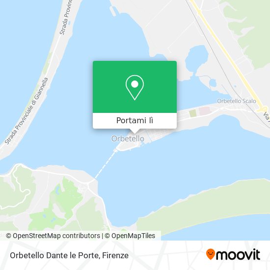 Mappa Orbetello Dante le Porte