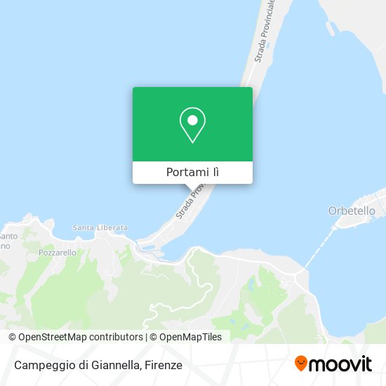 Mappa Campeggio di Giannella