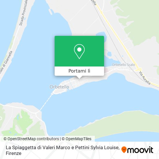 Mappa La Spiaggetta di Valeri Marco e Pettini Sylvia Louise