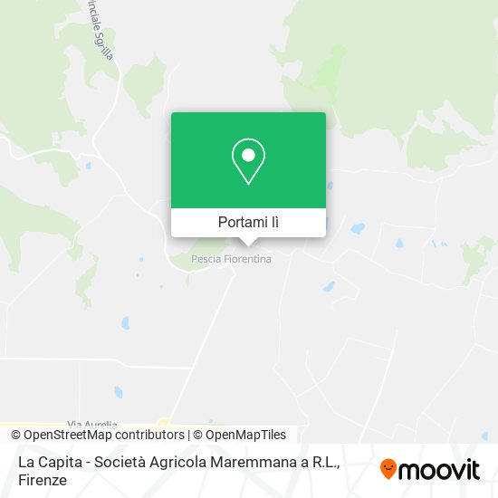 Mappa La Capita - Società Agricola Maremmana a R.L.