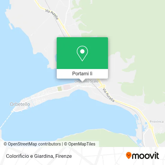 Mappa Colorificio e Giardina