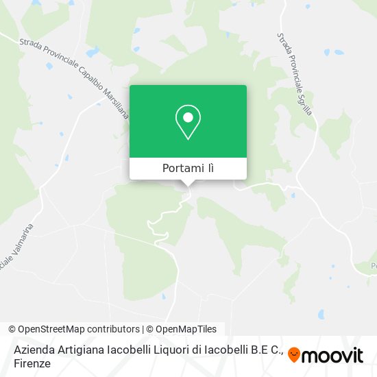 Mappa Azienda Artigiana Iacobelli Liquori di Iacobelli B.E C.