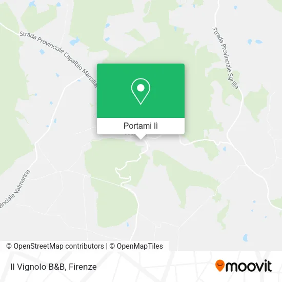 Mappa Il Vignolo B&B