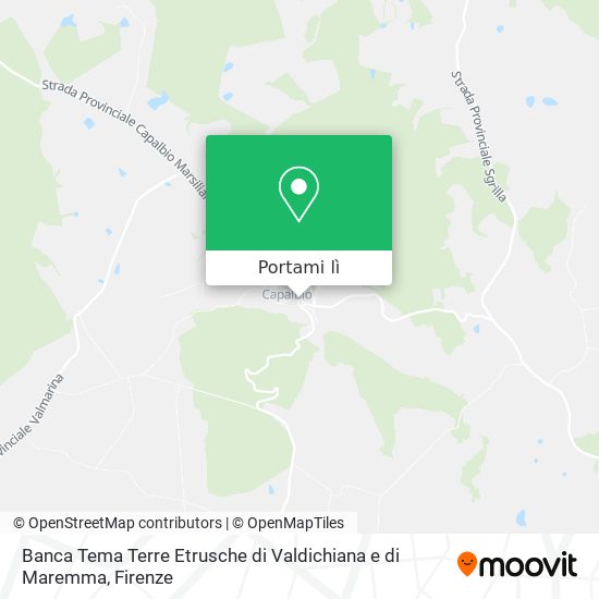 Mappa Banca Tema Terre Etrusche di Valdichiana e di Maremma
