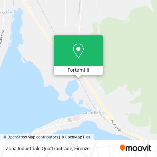Mappa Zona Industriale Quattrostrade
