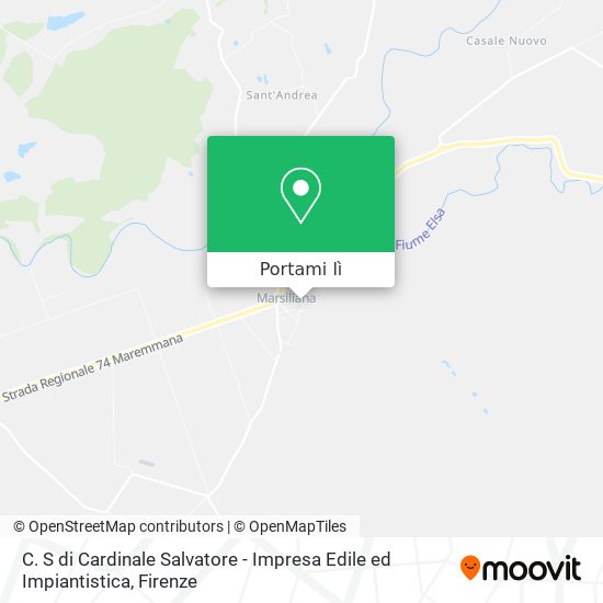 Mappa C. S di Cardinale Salvatore - Impresa Edile ed Impiantistica