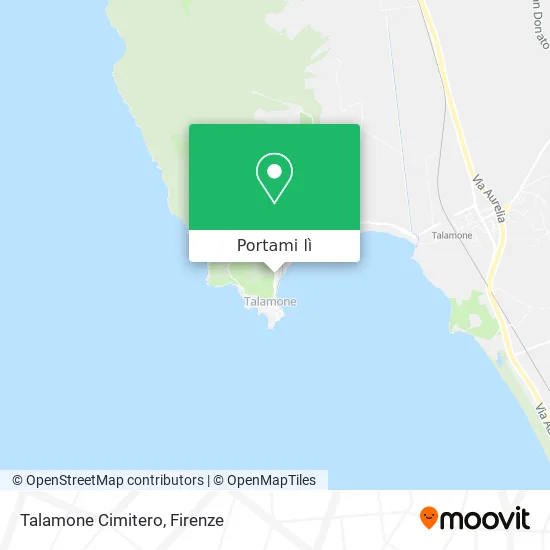 Mappa Talamone Cimitero