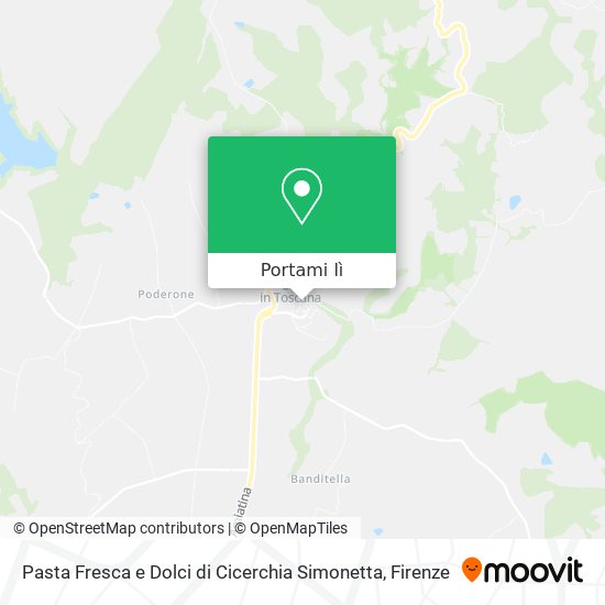 Mappa Pasta Fresca e Dolci di Cicerchia Simonetta