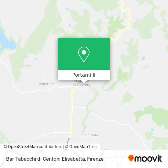 Mappa Bar Tabacchi di Centoni Elisabetta