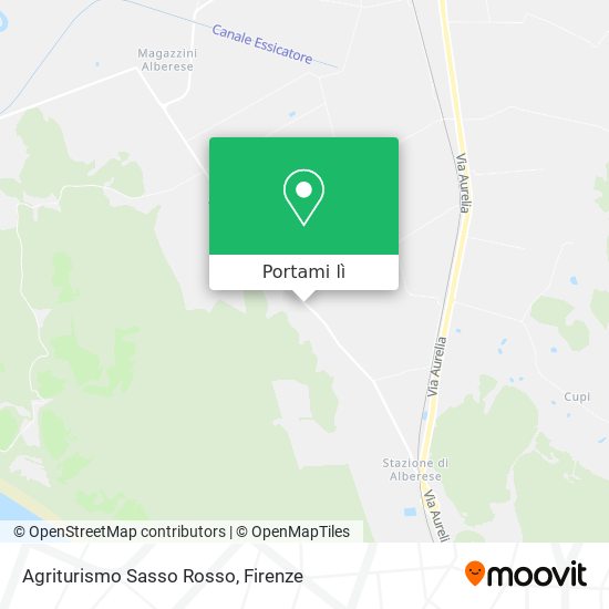 Mappa Agriturismo Sasso Rosso